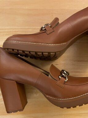 NEW-IN-BOX Naturalizer Women's Callie-Moc Loafer 9 NARROW, English Tea Leather